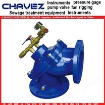 美國(guó)CHAVEZ查韋斯  進(jìn)口液動(dòng)池底排泥閥