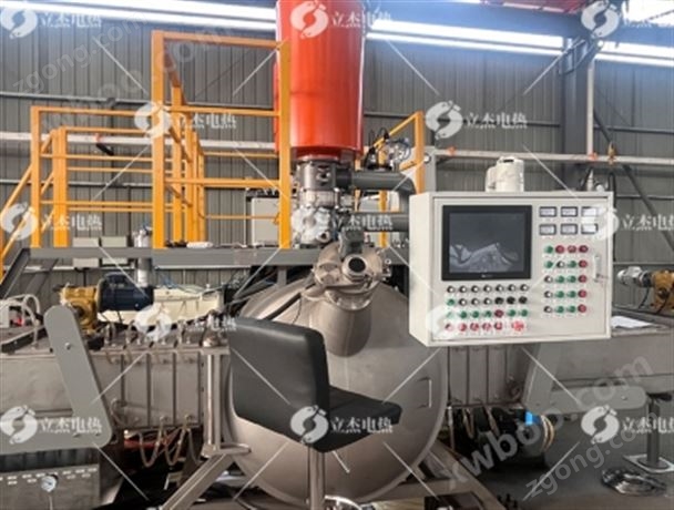 单枪电子束真空熔炼炉2024年5月设备安装现场